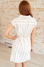 Load image into Gallery viewer, Twisted and Tailored Striped Dress- ANDREE' BY UNIT