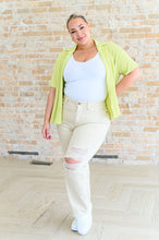 Load image into Gallery viewer, Two's Company Ribbed Button Down- LOVELY MELODY