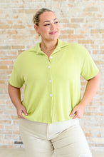 Load image into Gallery viewer, Two's Company Ribbed Button Down- LOVELY MELODY