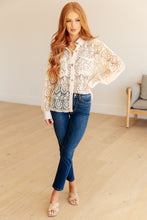 Load image into Gallery viewer, WHITE BIRCH- Vintage Lace Button Up