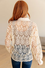 Load image into Gallery viewer, WHITE BIRCH- Vintage Lace Button Up