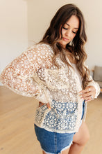 Load image into Gallery viewer, WHITE BIRCH- Vintage Lace Button Up