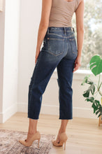 Load image into Gallery viewer, JUDY BLUE - Whitney High Rise Distressed Wide Leg Crop Jeans (Sizes 0-24)