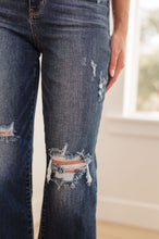 Load image into Gallery viewer, JUDY BLUE - Whitney High Rise Distressed Wide Leg Crop Jeans (Sizes 0-24)