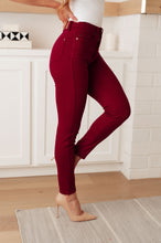 Load image into Gallery viewer, JB Wanda High Rise Control Top Skinny Jeans Scarlet (Sizes 0- 24)