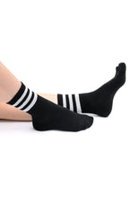 Load image into Gallery viewer, Who Let the Dogs Out Tube Socks in Black and White