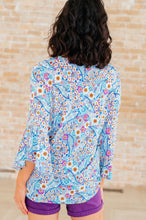 Load image into Gallery viewer, DEAR SCARLETT- Willow Bell Sleeve Top in Retro Ditsy Floral