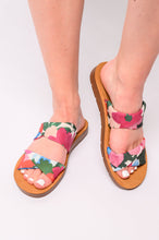 Load image into Gallery viewer, With a Twist Sandal in Flowers- CORKY'S