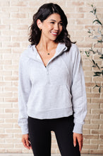 Load image into Gallery viewer, Working Up A Sweat Hooded Pullover in Grey- RAE MODE