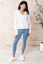 Load image into Gallery viewer, Somewhere to Start Leggings in Dusty Blue- RAE MODE