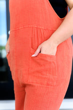 Load image into Gallery viewer, Yankee Doodle Crinkle Woven Jumpsuit- HEYSON