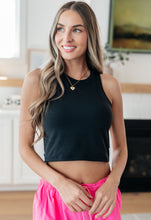 Load image into Gallery viewer, WHITE BIRCH- Yesterday's Crop Tank in Black