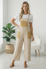 Load image into Gallery viewer, Sunflower Patch Pocket Overalls