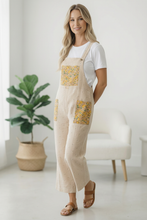Load image into Gallery viewer, Sunflower Patch Pocket Overalls