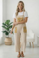 Load image into Gallery viewer, Sunflower Patch Pocket Overalls