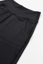 Load image into Gallery viewer, DEAR LOVE- Black Exposed Seam High Waist Pocketed Joggers