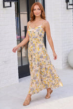 Load image into Gallery viewer, Sun Kissed Patchwork Print Tiered Maxi Dress