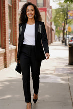 Load image into Gallery viewer, Holiday Glam Tassel Blazer