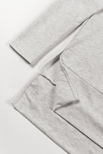 Load image into Gallery viewer, LILLY- Gray Cowl Neck Shift Tunic Top