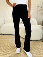 Load image into Gallery viewer, Full Size High Waist Wide Waistband Bootcut Active Pants- Zenana