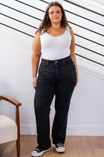 Load image into Gallery viewer, JB Joan High Rise Control Top Straight Jeans in Washed Black (Sizes 0-24)