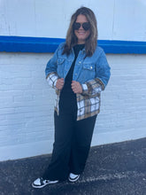 Load image into Gallery viewer, PREORDER: Telluride Denim + Plaid Jacket