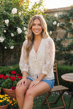 Load image into Gallery viewer, Daisy Dreams Lace Bow Blouse