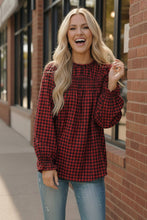 Load image into Gallery viewer, Wildwood Check Red Smock