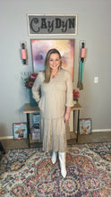 Load image into Gallery viewer, Easy Come, Easy Go Tiered Midi Dress