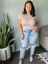 Load image into Gallery viewer, RESTOCKED *Lovervet* Rizzo High Rise Crop Straight Jeans by Vervet