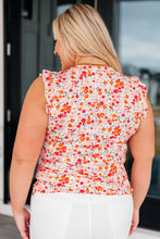 Load image into Gallery viewer, 111 NORTH- Sweet Something Flutter Sleeve Floral Top