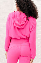 Load image into Gallery viewer, RAE MODE- Morning Run Half Zip Hoodie in Sonic Pink