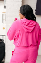 Load image into Gallery viewer, RAE MODE- Morning Run Half Zip Hoodie in Sonic Pink