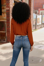 Load image into Gallery viewer, Copper Charm Pleated Blouse