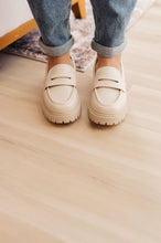 Load image into Gallery viewer, SODA- Penny For Your Thoughts Loafers in Bone