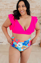 Load image into Gallery viewer, 111 NORTH- Costa Rica Ruffles Sleeve Swim Top
