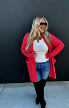 Load image into Gallery viewer, PREORDER: BLAKELY- Winter Reese Ribbed Cardigan in Four Colors