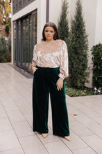 Load image into Gallery viewer, SP24- Velvet Elvis Wide Leg Velvet Pants