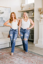 Load image into Gallery viewer, JUDY BLUE- O'Hara Destroyed Straight Jeans