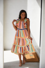 Load image into Gallery viewer, Painted Palette Midi Dress