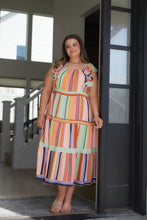 Load image into Gallery viewer, Painted Palette Midi Dress