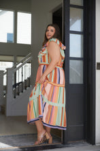 Load image into Gallery viewer, Painted Palette Midi Dress