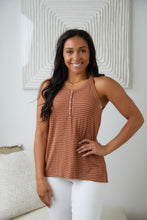 Load image into Gallery viewer, SP24- Tip Me Off Striped Tank