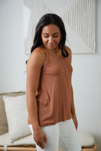 Load image into Gallery viewer, SP24- Tip Me Off Striped Tank