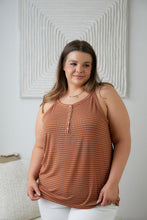 Load image into Gallery viewer, SP24- Tip Me Off Striped Tank