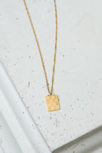 Load image into Gallery viewer, Waterproof, No Tarnish, Checkered Pendant Necklace