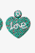 Load image into Gallery viewer, Valentines *Love Spell* : Beaded Heart Earrings