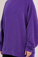 Load image into Gallery viewer, PREORDER: Ribbed Pullover in Four Colors ~ Ends 8/22