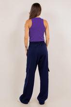 Load image into Gallery viewer, PREORDER: Ponte Stretch Cargo Pants In Five Colors ~ End 8/22