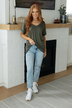 Load image into Gallery viewer, Absolute Favorite V-Neck Top in Olive (Reg & Curvy)